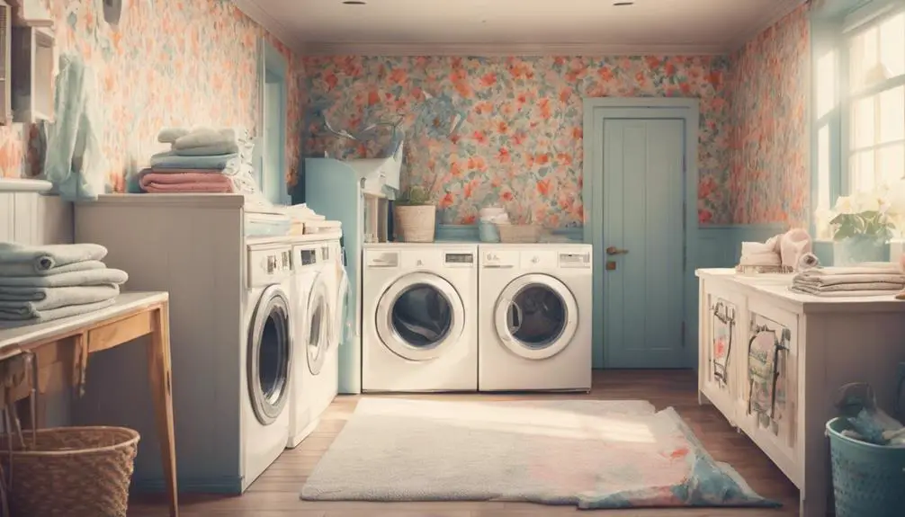 decorate your laundry space