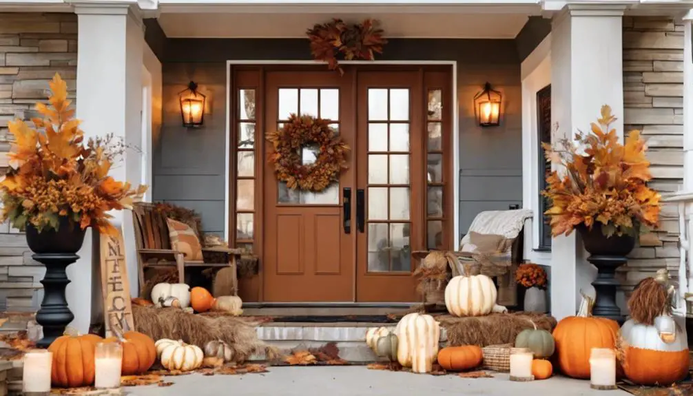 create seasonal door decor