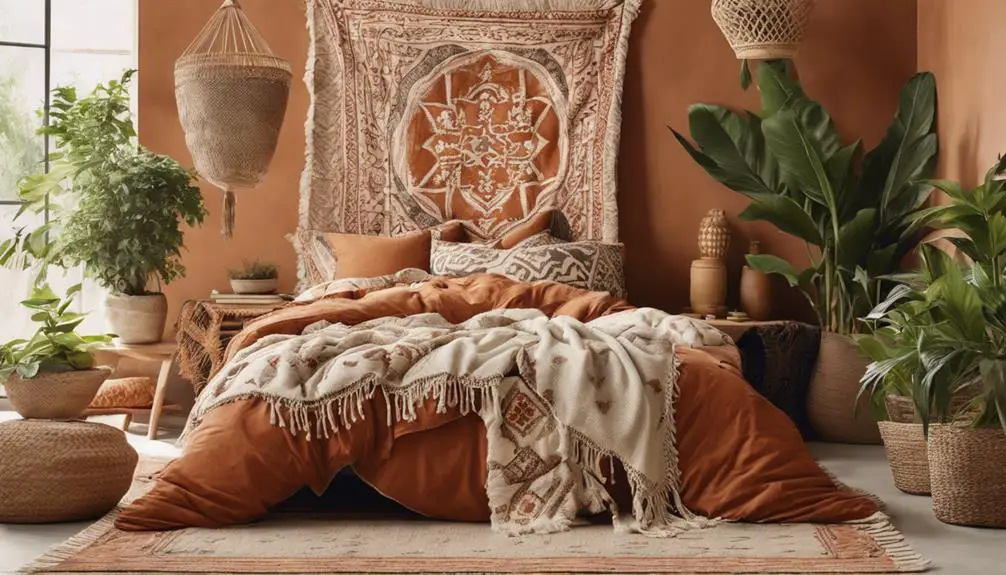 eclectic chic sleep sanctuary