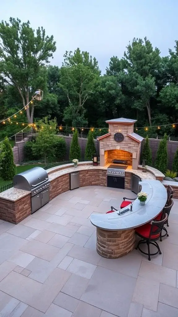 backyard cooking space ideas