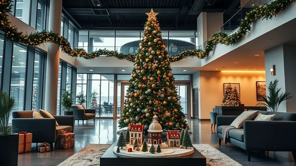 festive workplace decor inspiration