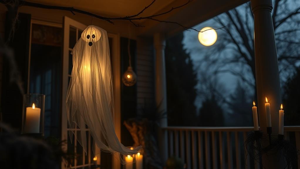 DIY Halloween Ghost Decoration