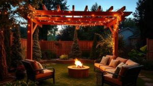 relaxing outdoor space creation