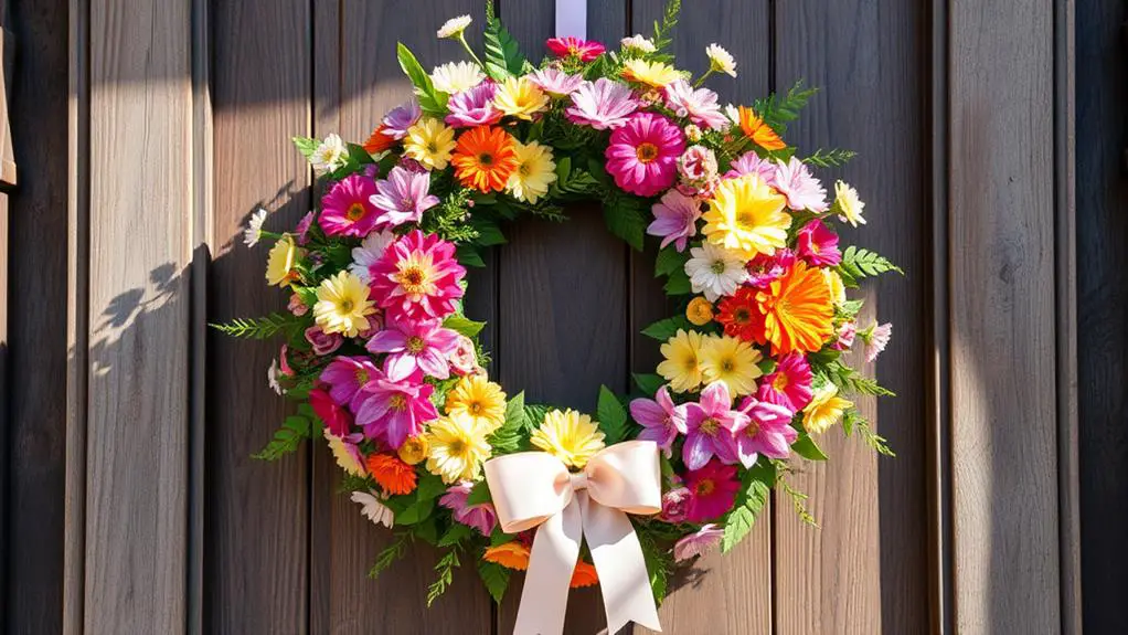 affordable spring wreath inspiration