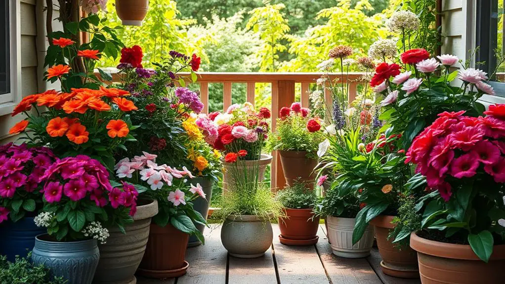 container garden flower design