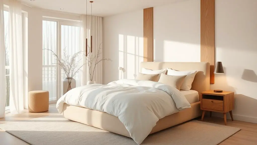 neutral cozy bedroom inspiration