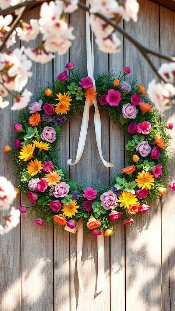 spring wreaths bring joy