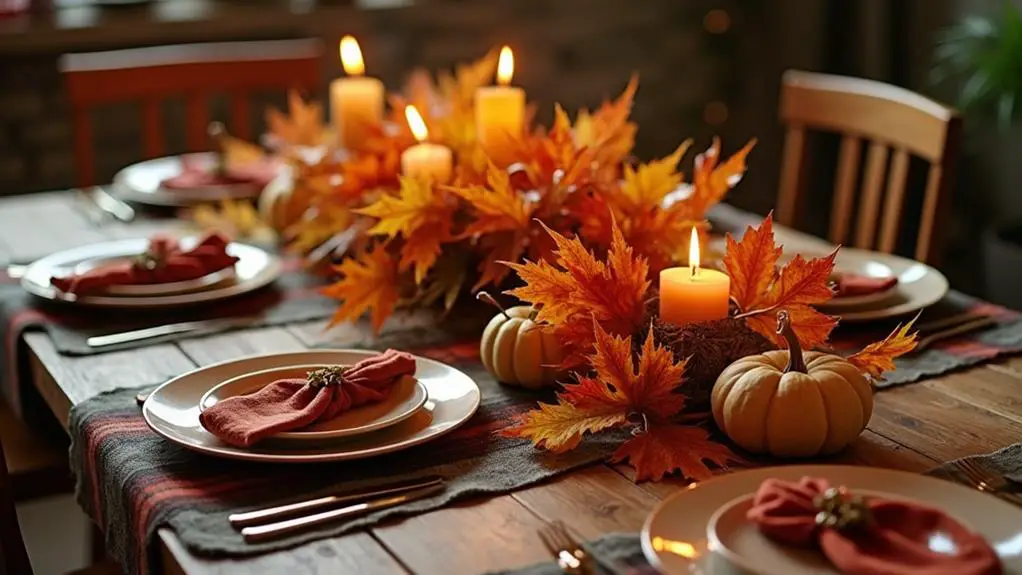 autumn themed table centerpieces ideas