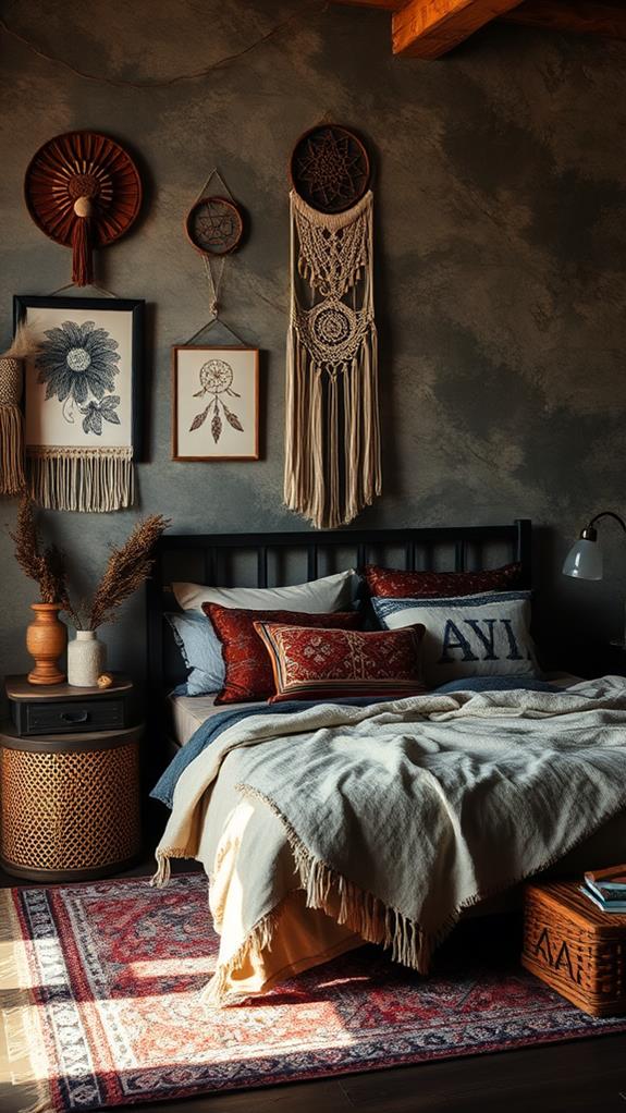 bohemian wall art addition