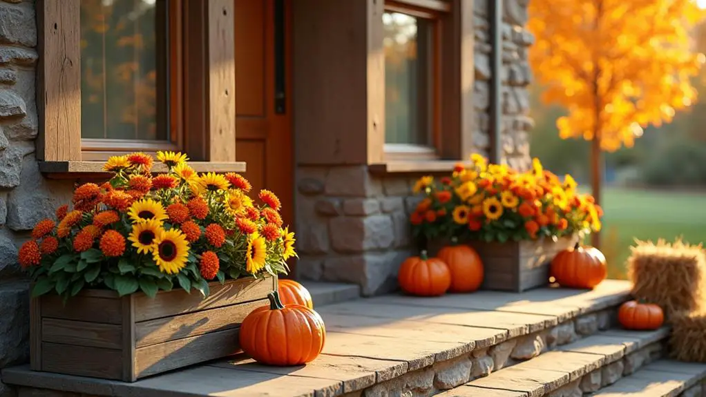 charming autumn porch decor