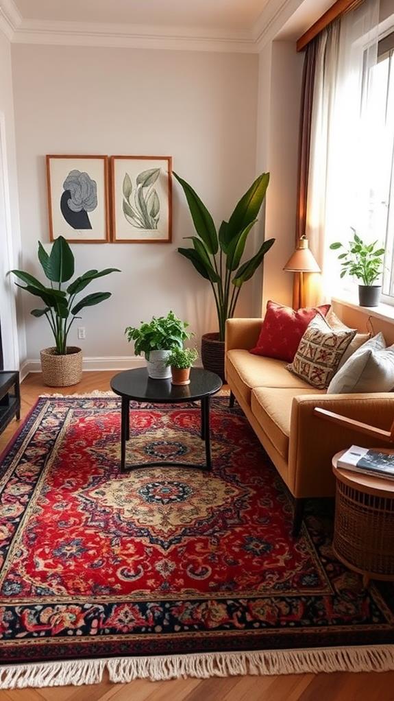 chic decorative floor coverings