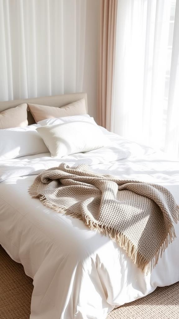choose minimalist bed linens
