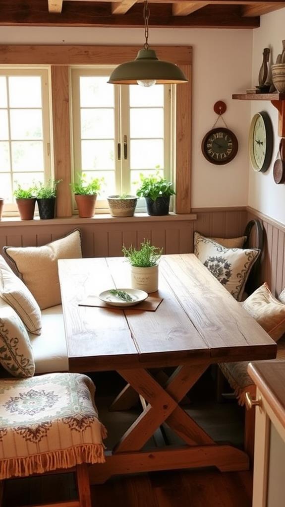 comfortable reading corner