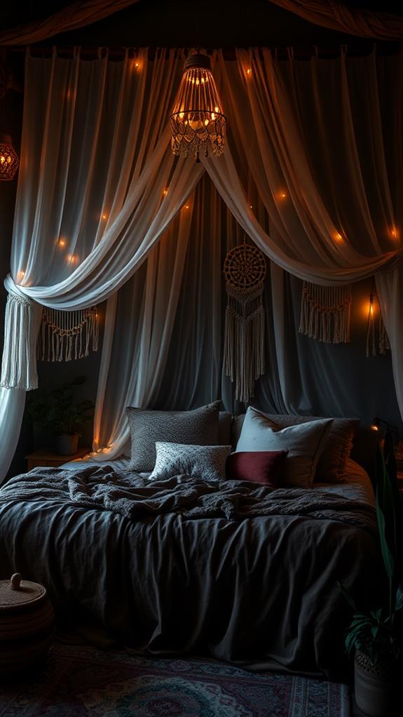 creating a dreamy canopy