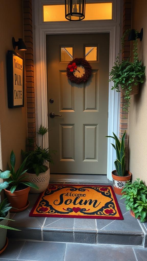 customizable welcome floor mats