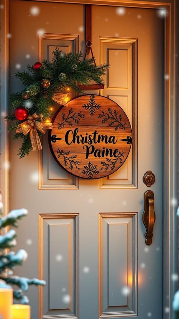 customized door hanger design
