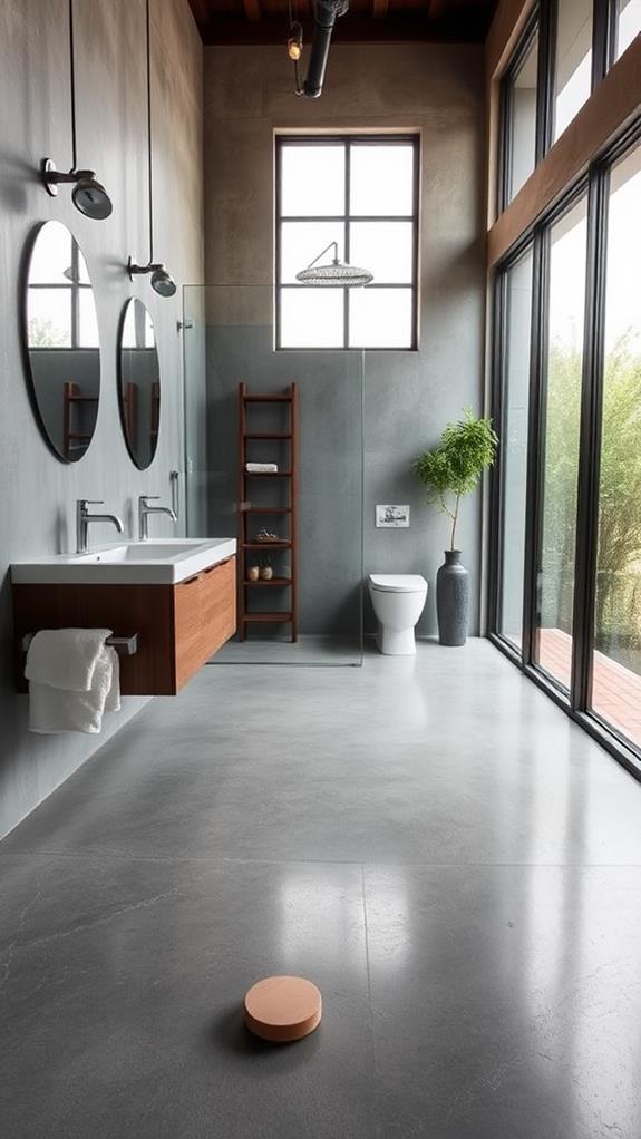 diverse concrete flooring choices