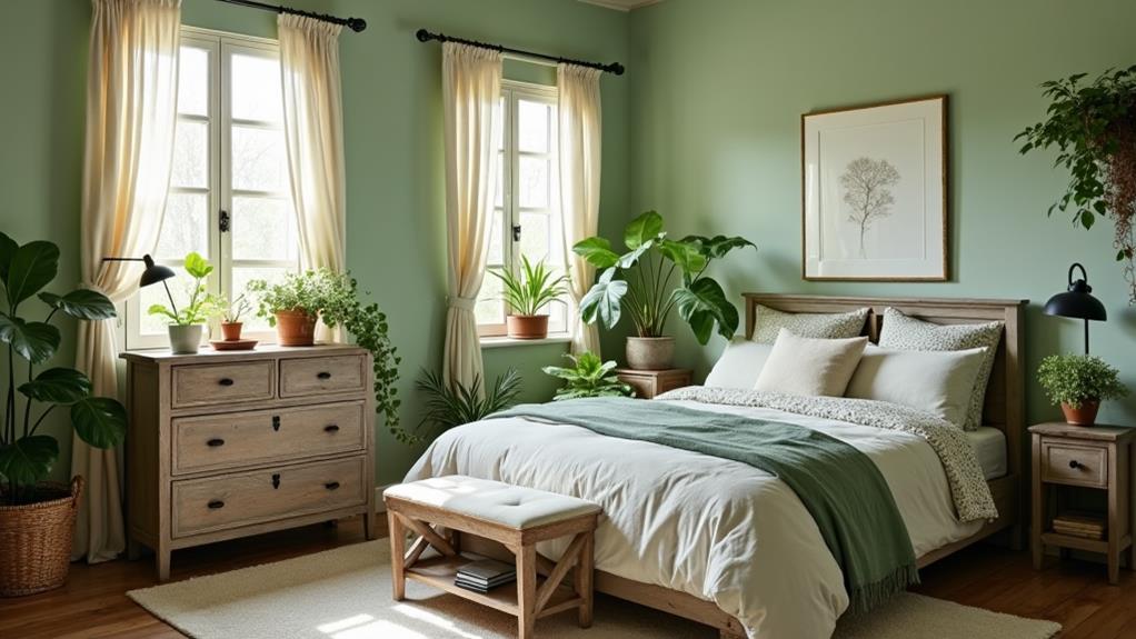 eco friendly farmhouse bedroom inspiration