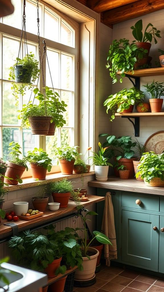 enhance spaces with plants