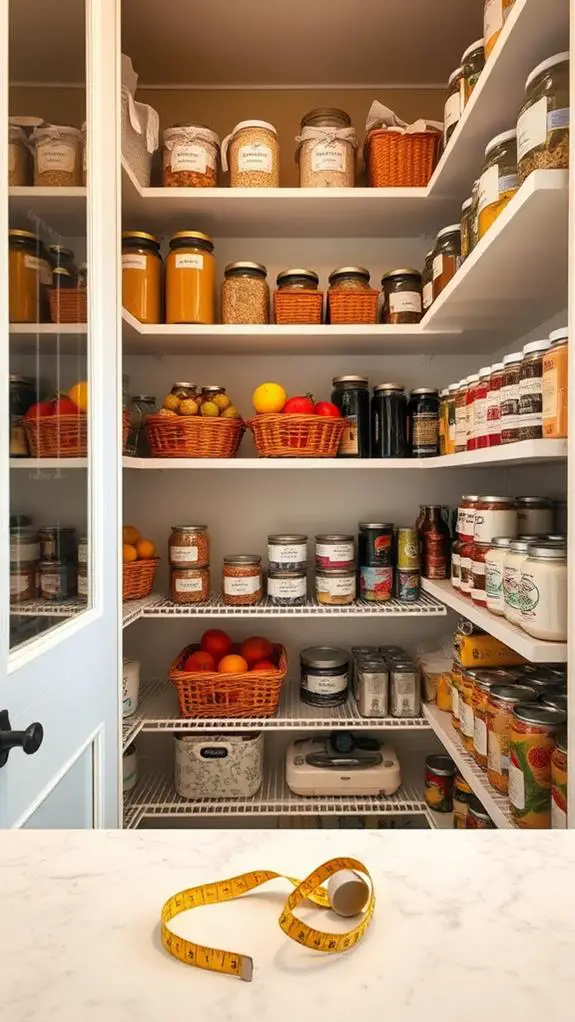 evaluate pantry storage capacity