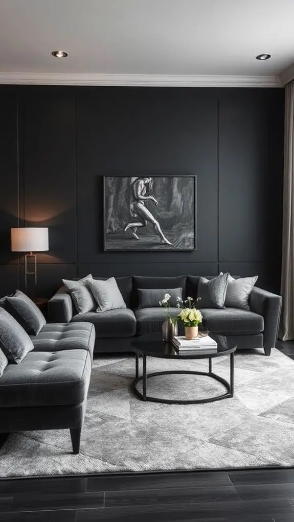 gray shades layering technique