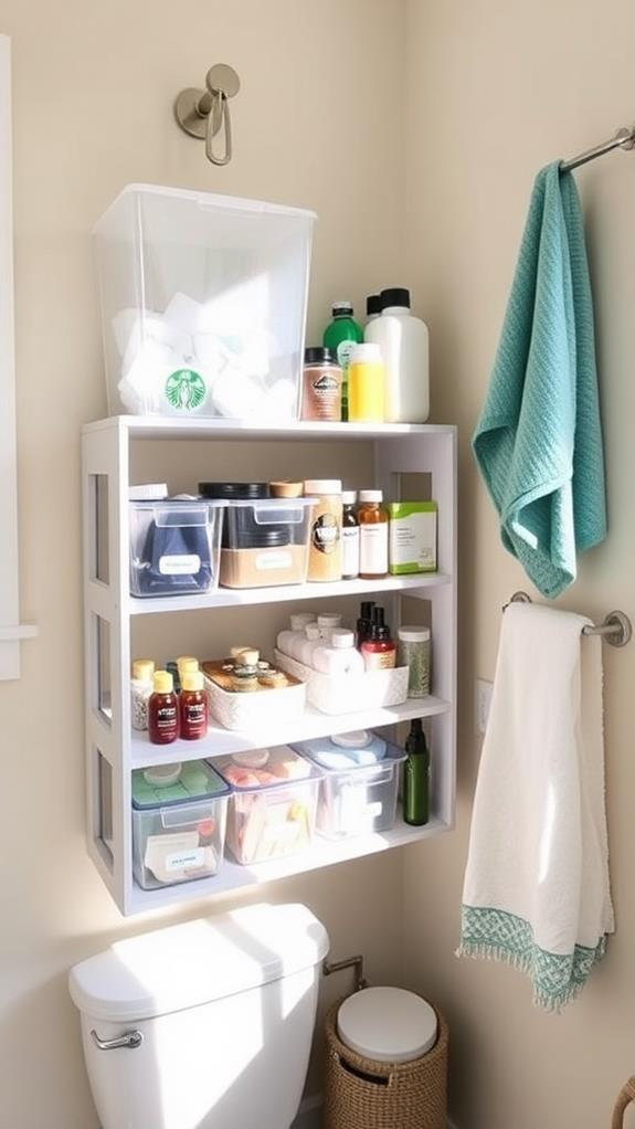 maximize bathroom space efficiently