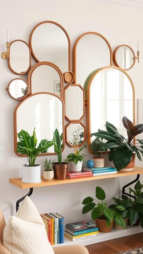 mirrors enhance visual depth