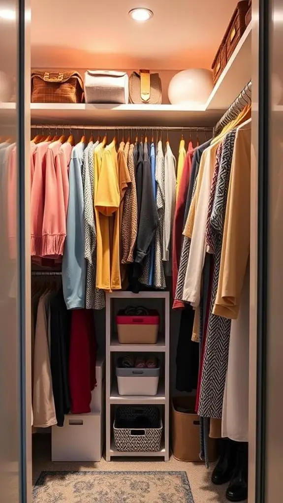 optimize closet space efficiently