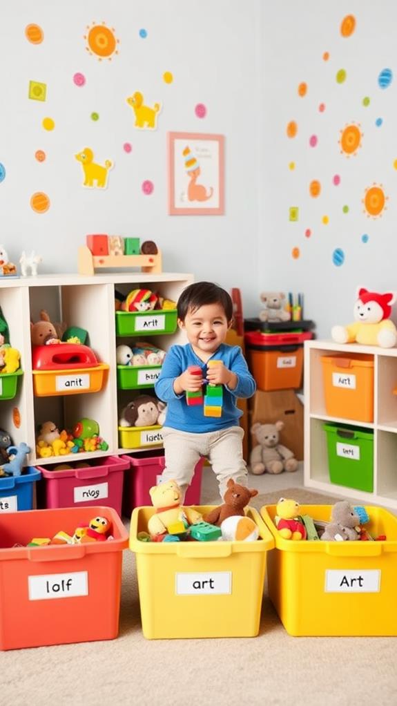 organized playroom toy solutions