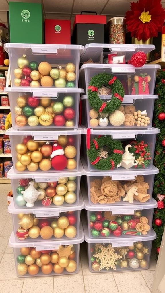 organizing holiday decor safely