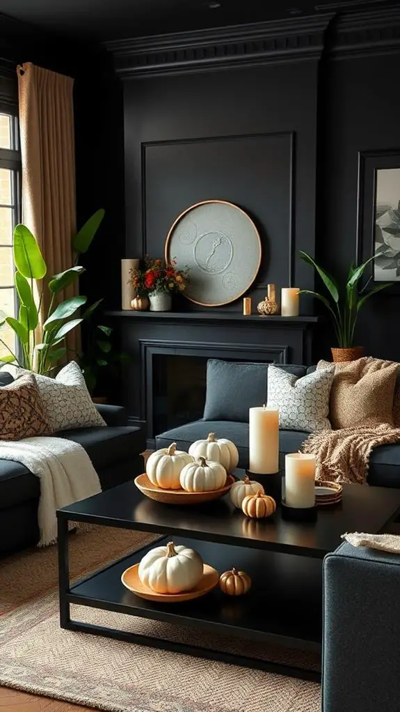 seasonal black home accents