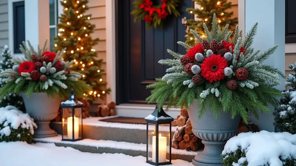 seasonal front porch decor