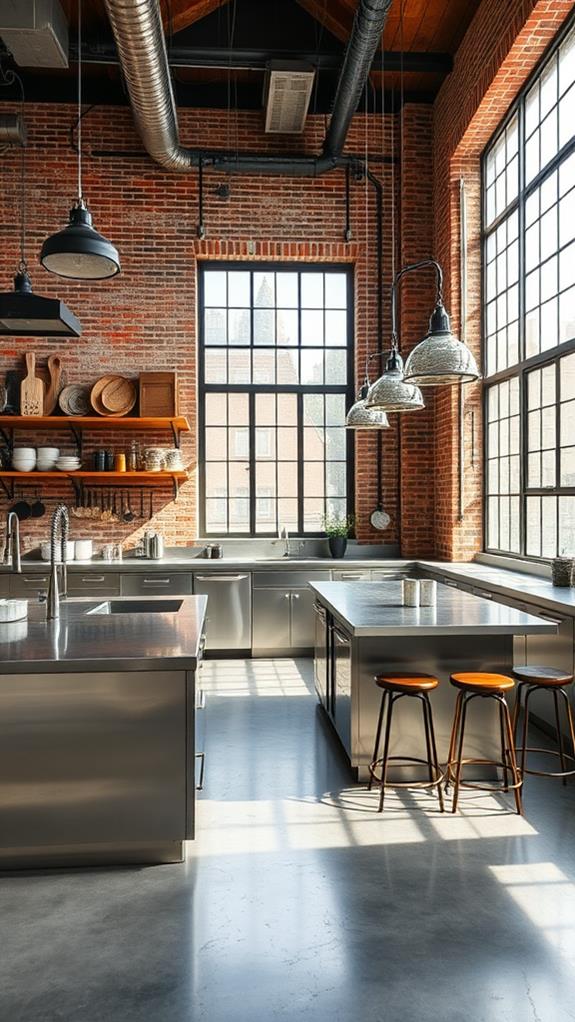 spacious culinary workspaces