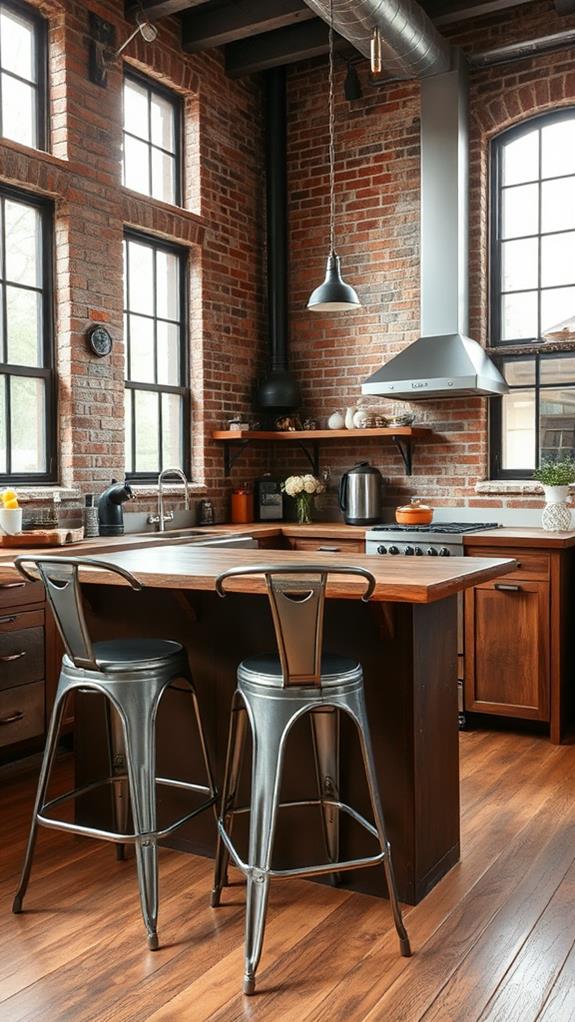 stylish metal bar stools