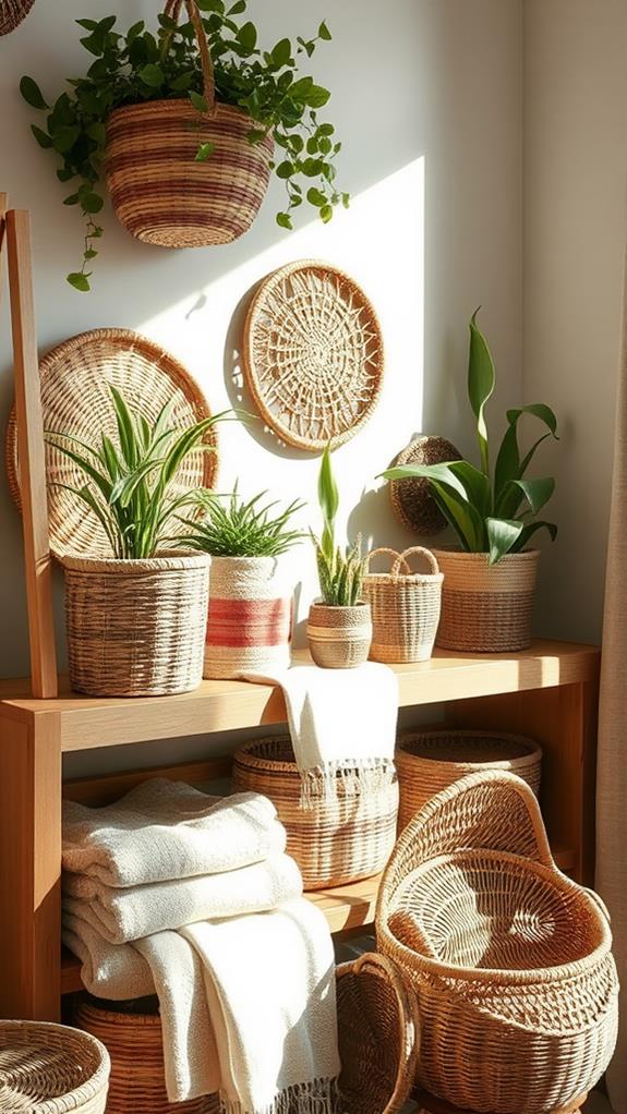 stylish storage with baskets