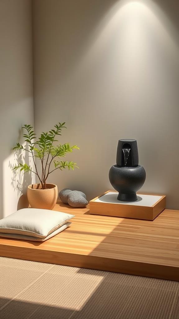 tranquil space for mindfulness
