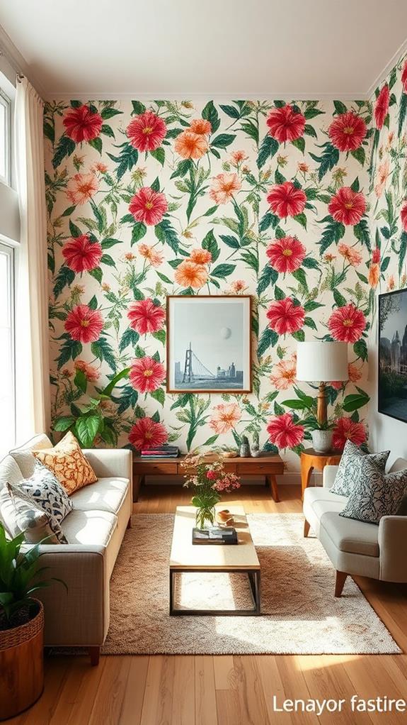 transform space with wallpaper