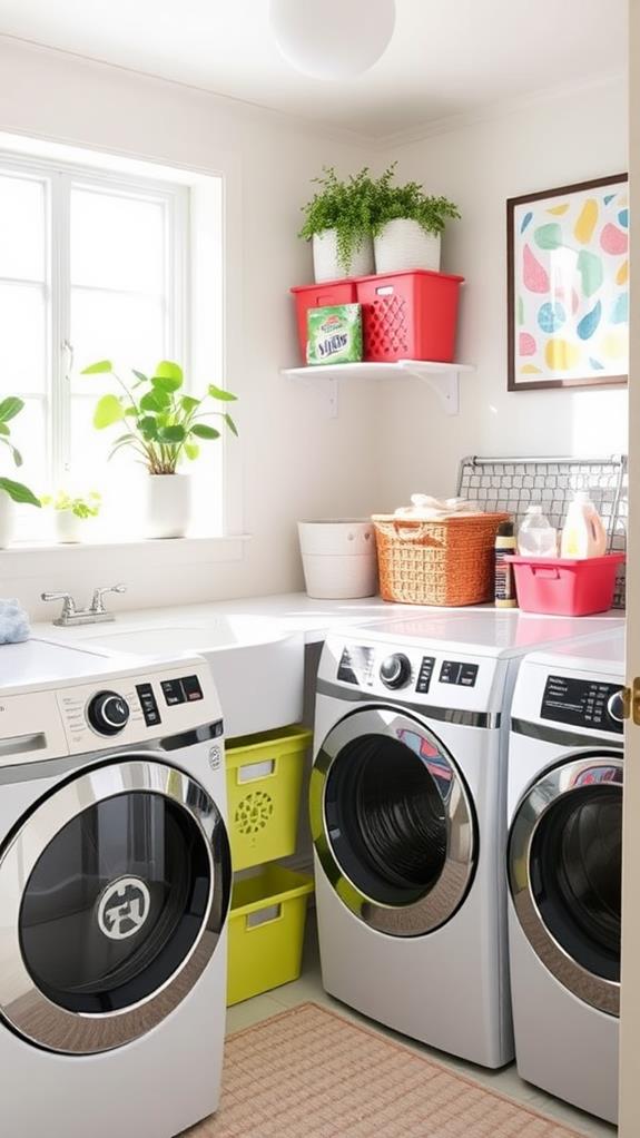 transforming laundry room space